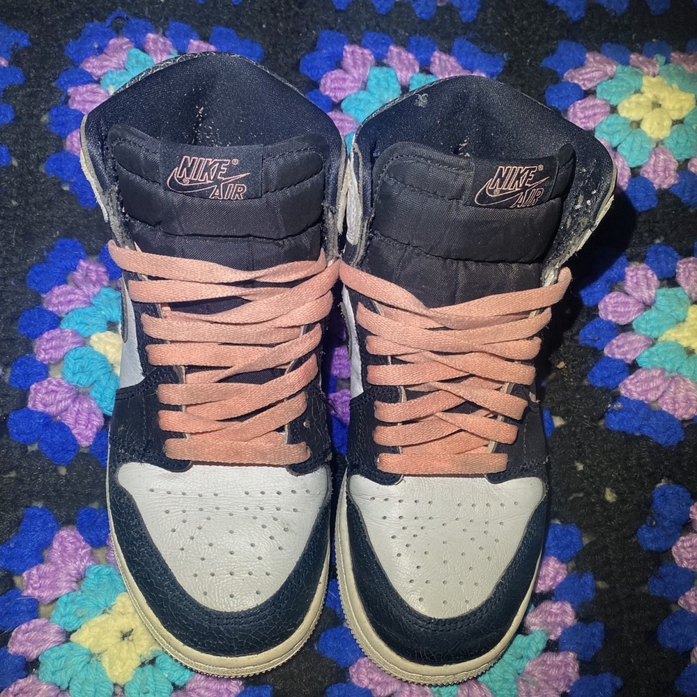 Nike Black, white, and pink Sneakers